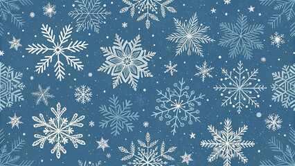 seamless snowflake pattern