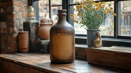 The quiet time on the windowsill