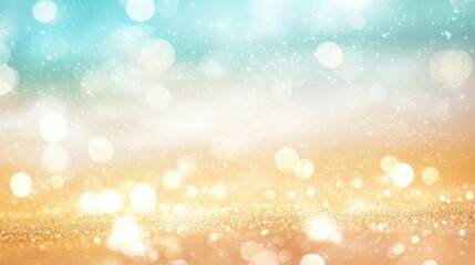 Soft Glowing Beach Abstraction with Blur Effects