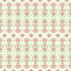 Luxury vintage damask seamless pattern for design fabric
