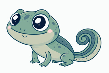 A vector of a cute tadpole