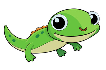 A vector of a cute tadpole