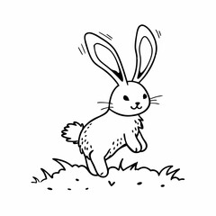 easter bunny with egg