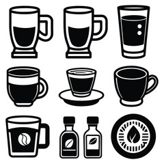 espresso icons bundle a set of vector icons repr