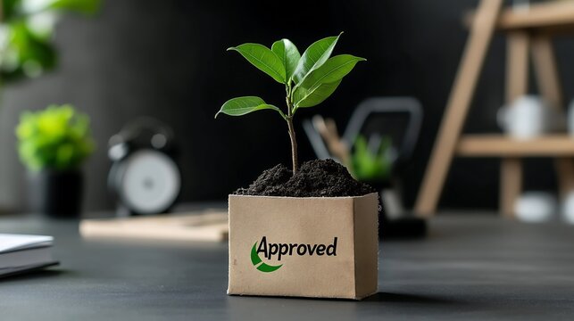 Green Approved Seal at Environmental Certification Event - Powered by Adobe