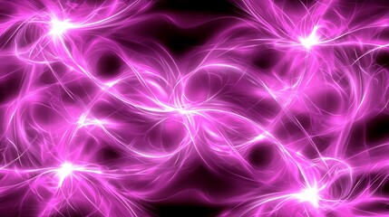Abstract Purple Energy Flow