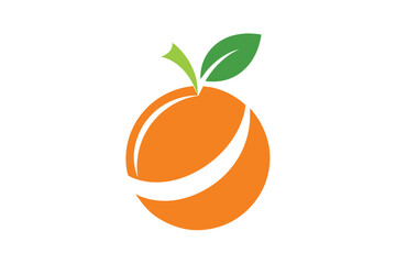 vector illustration of an orange icon