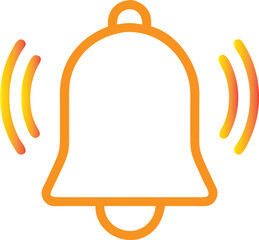 notification bell icon  alert & reminder symbol vector