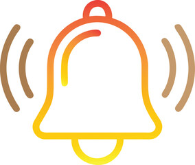 notification bell icon  alert & reminder symbol vector