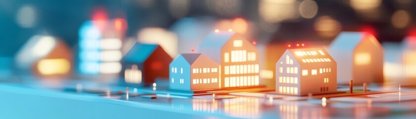 Obraz premium AI-driven urban planning integrating renewable energy and smart mobility