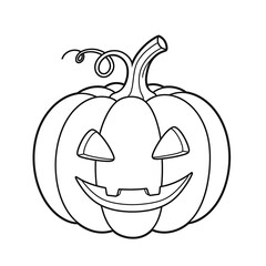 halloween pumpkin coloring 