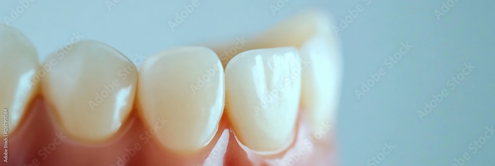 Poster before and after teeth whitening close up showing improved dental aesthetics and bright smile. gener