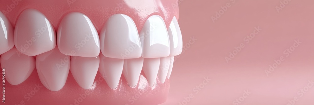 Poster transformation of teeth with whitening treatment showcasing effectiveness and results in a clear bef