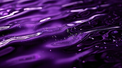 Purple liquid ripples, abstract background