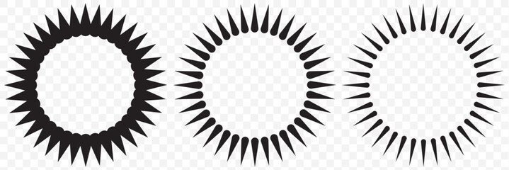 Comic book black and white radial lines background. Superhero action explosion, anime comic manga fast speed lines movement effect frame vector illustration isolated on transparent background. EPS 10.