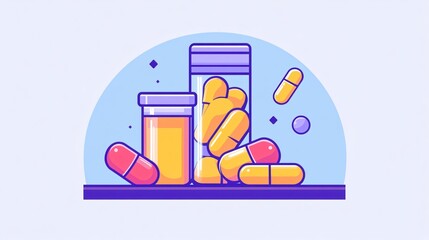 Professional Icon for Pills and Capsules in Web and Mobile