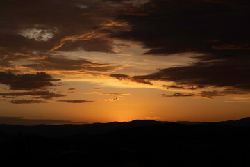 Obraz premium Golden sunset