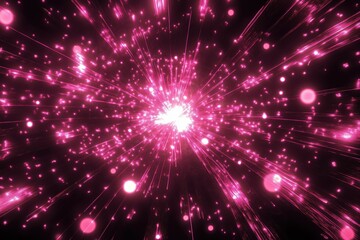 energy lights with abstract colored background 