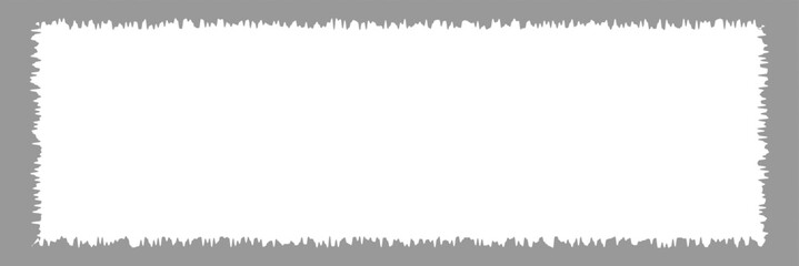 Torn sheets of paper. Torn paper strips set. Light beige paper shapes with jagged uneven edges. Ripped fragments for message label, banner, collage and text box .Vector illustration. EPS 10.