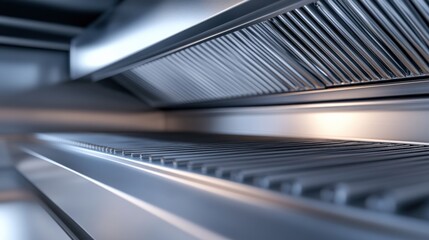 Obraz premium Commercial Kitchen Ventilation System