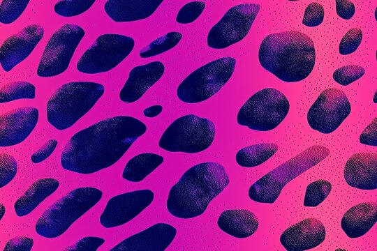 Wild animal cheetah skin, gradient leo texture, neon spots on iridescent pink.