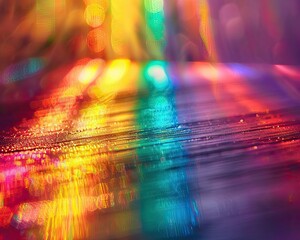 Fototapeta premium The interplay of light and motion evokes a sense of tranquility and ethereal beauty.