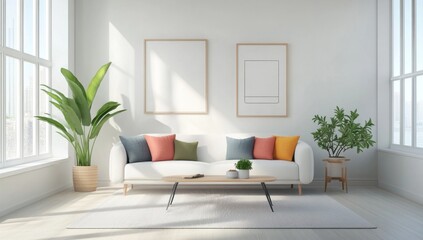 Modern Minimalist Living Room Interior Design