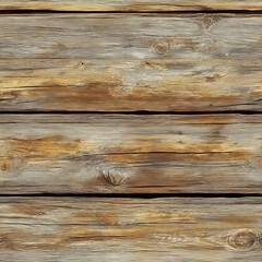 Naklejka premium Seamless Pattern - Weathered wood planks, rustic texture