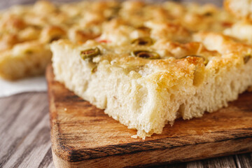 Aromatic Focaccia Bread with Olive Oil and Rosemary Homemade Italian Delight