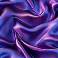Obraz premium Seamless Pattern - Luxurious iridescent purple silk fabric