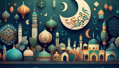 Ramadan Kareem Collection: Spiritual, Festive, and Artistic Depictions of Islamic Traditions