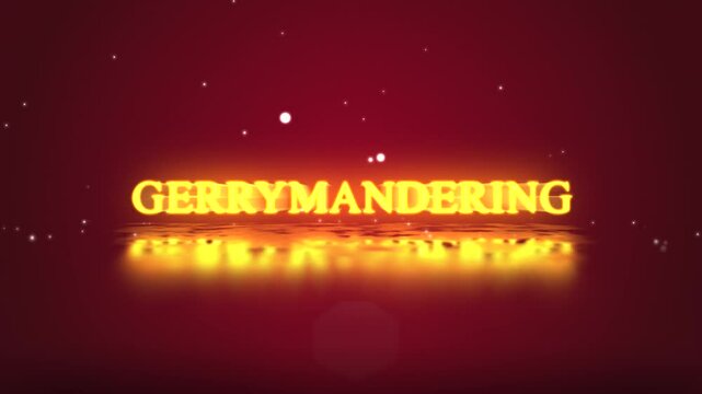 Gerrymandering word on politics