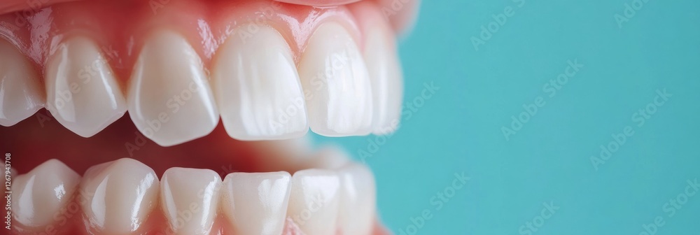 Poster significant improvement in teeth appearance with whitening procedures showcasing before and after tr