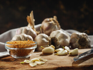 Fresh Garlic Bulb Organic and Aromatic Ingredient for Healthy Cooking