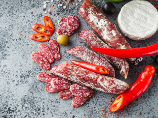Fuet Sausage Platter: A Gourmet Appetizer with Spanish Delights