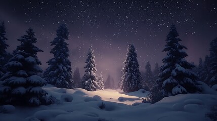 Fototapeta premium Leading snowy village christmas glow bright high resolution image