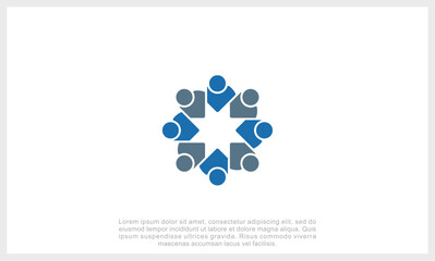 Human resources concept, target market and audience, focus group, public relations, vector icon - Vector