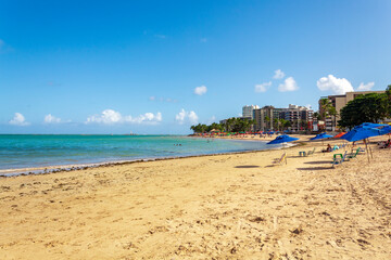 paraíso de praias nordestinas da cidade de Maceió, Alagoas, Brasil