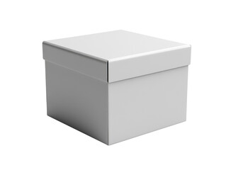 simple white box with lid, perfect for storage or gift giving