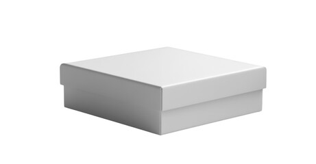 Fototapeta premium simple white gift box with smooth surface, perfect for any occasion
