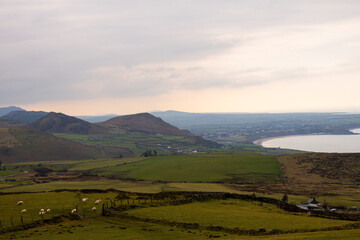 Obraz premium Llyn Peninsula Coastal view from the Pilgrims way