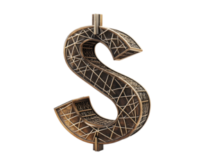 A dollar sign with an upward-moving graph, representing financial success and market growth.