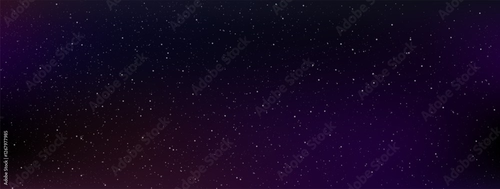 Sticker star and star dust in deep universe. abstract space background. vector illustration.