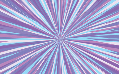 Pop art radial colorful comics book magazine cover. Striped pink digital background. Cartoon funny retro pattern strip mock up. Vector halftone illustration. Sunburst, starburst shape.