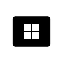 Obraz premium Grid View Icon 