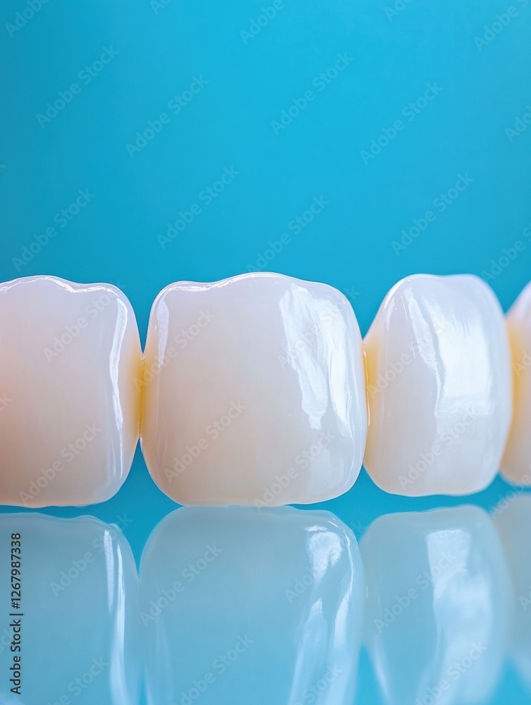 Poster transforming smile brightness through effective teeth whitening with noticeable results and clear di