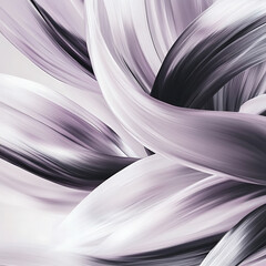 Abstract swirls of pale purple and dark gray converge in a smooth flowing textured arrangement with luminous highlights.