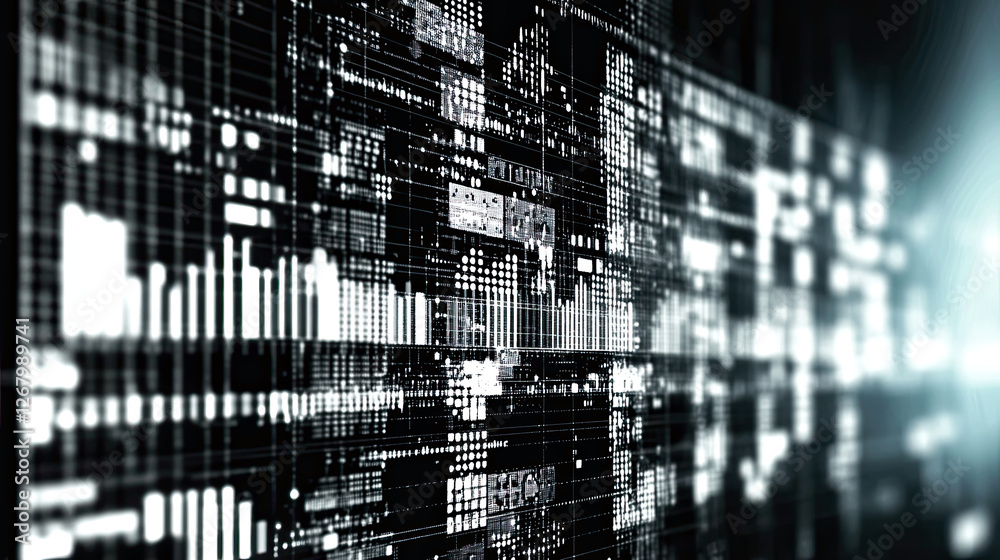 Poster Exploring the Future of Technology Through Dynamic Digital Data Interfaces at Dusk