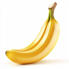 Banana isolated on white