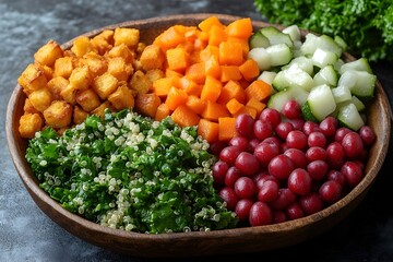 fresh vegetables in a bowl Frame of assorted fresh vegetables
